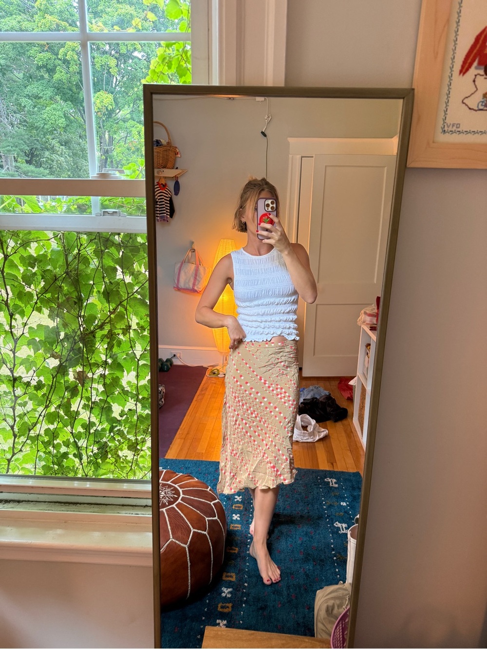 Vintage silk made in Italy skirt